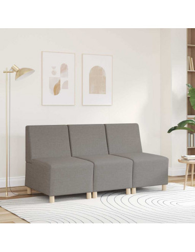 Divano Sedia Tortora 55 cm in Tessuto