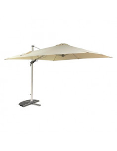 Ombrellone Amicasa LUNA Bianco e Ecru