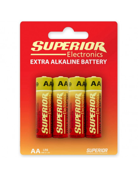 BATTERIA STILO AA ALCALINA 4PZ SUPERIOR SUPBA002