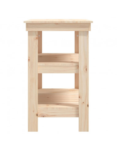 Banco da Lavoro 78,5x50x80 cm in Legno Massello di Pino