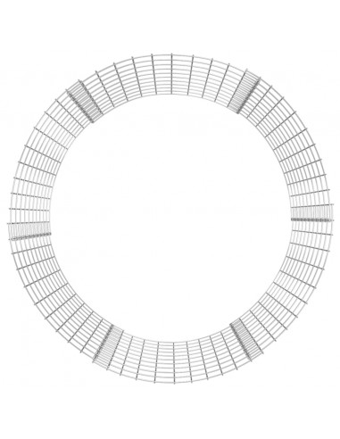 Compostiera da Giardino Ø100x100 cm in Acciaio Zincato