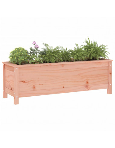 Fioriera Rialzata Giardino 119,5x40x39cm Legno Massello Douglas