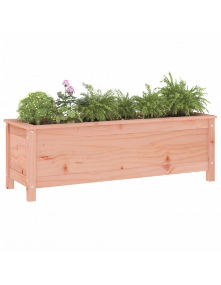 Fioriera Rialzata Giardino 119,5x40x39cm Legno Massello Douglas