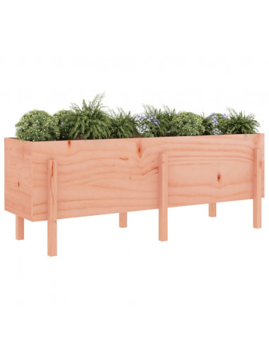 Fioriera Rialzata Giardino 160x50x57 cm Legno Massello Douglas
