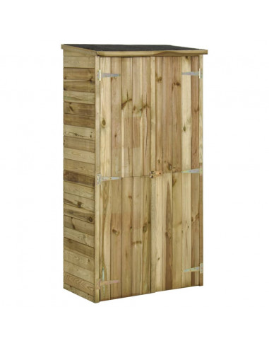 Capanno per Attrezzi in Legno di Pino 85x48x177 cm
