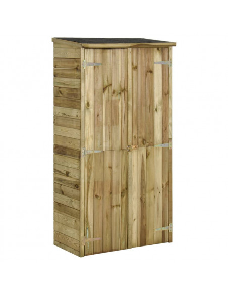 Capanno per Attrezzi in Legno di Pino 85x48x177 cm