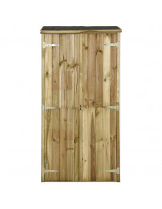 Capanno per Attrezzi in Legno di Pino 85x48x177 cm 2