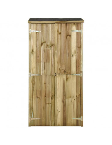 Capanno per Attrezzi in Legno di Pino 85x48x177 cm