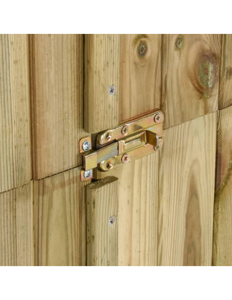Capanno per Attrezzi in Legno di Pino 85x48x177 cm