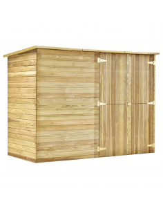 Capanno Giardino per Biciclette 232x110x170 cm Pino Impregnato