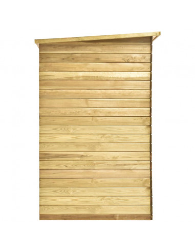 Capanno Giardino per Biciclette 232x110x170 cm Pino Impregnato