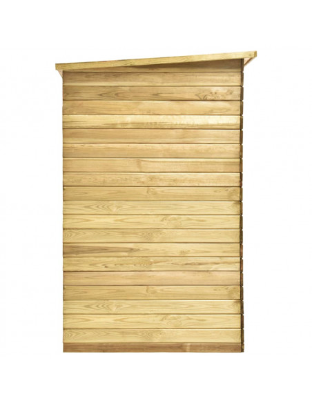 Capanno Giardino per Biciclette 232x110x170 cm Pino Impregnato