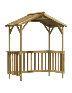 Capanno per Barbecue 163,5x93x210 cm in Pino Impregnato
