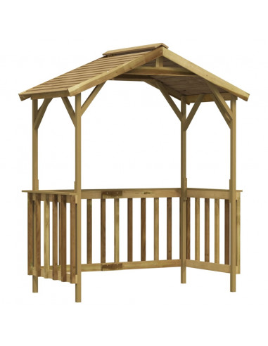 Capanno per Barbecue 163,5x93x210 cm in Pino Impregnato
