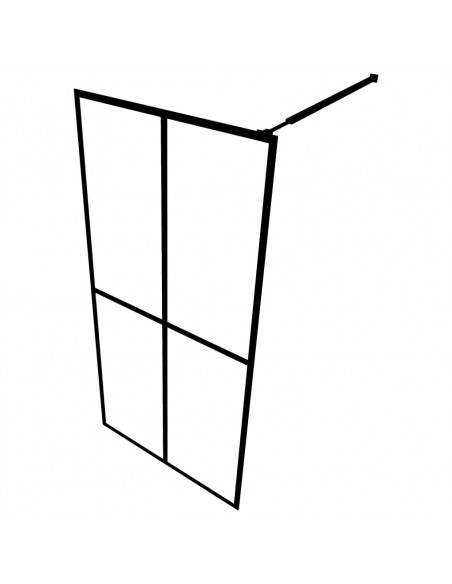 Cabina Doccia con Schermo in Vetro Temperato Glassato 90x195 cm Cabina Doccia con Schermo in Vetro Temperato Glassato 90x195 cm