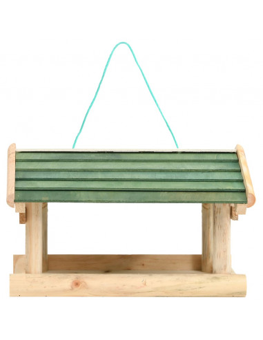 Mangiatoia per Uccelli in Legno Massello 35x29,5x21cm