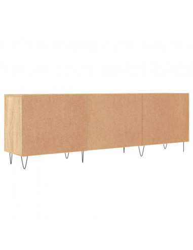 Mobile Porta TV Rovere Sonoma 150x30x50 cm in Legno Multistrato