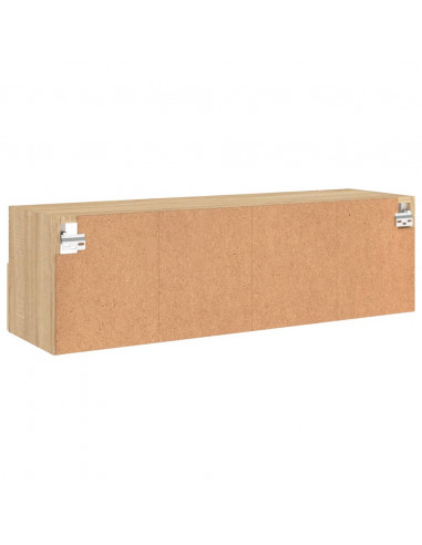 Mobile TV Parete Rovere Sonoma 100x30x30cm in Legno Multistrato