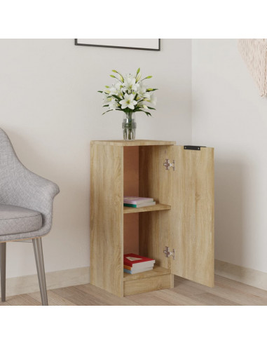 Credenza Rovere Sonoma 30x30x70 cm in Legno Multistrato