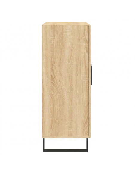 Credenza Rovere Sonoma 69,5x34x90 cm in Legno Multistrato
