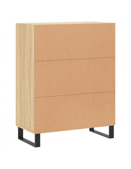 Credenza Rovere Sonoma 69,5x34x90 cm in Legno Multistrato
