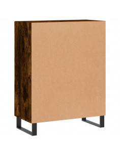 Credenza Rovere Fumo 69,5x34x90 cm in Legno Multistrato 2