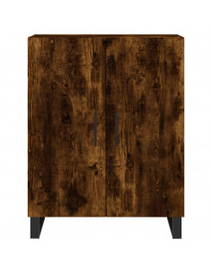 Credenza Rovere Fumo  69,5x34x180 cm in Legno Multistrato 2