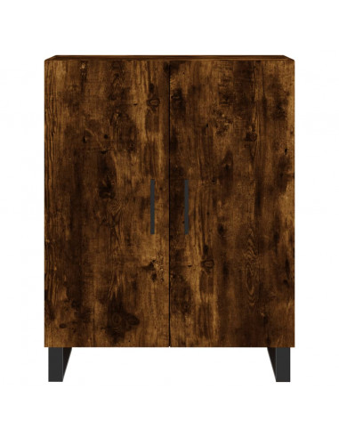 Credenza Rovere Fumo  69,5x34x180 cm in Legno Multistrato