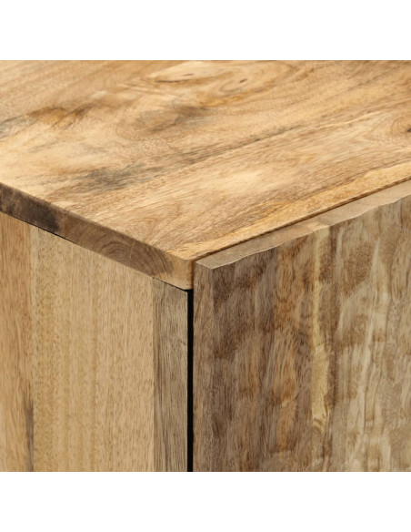 Credenza 60x33x75 cm in Legno Massello di Mango