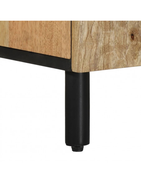 Credenza 60x33x75 cm in Legno Massello di Mango