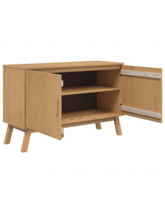 Credenza OLDEN Marrone 114x43x73,5 cm in Legno Massello di Pino