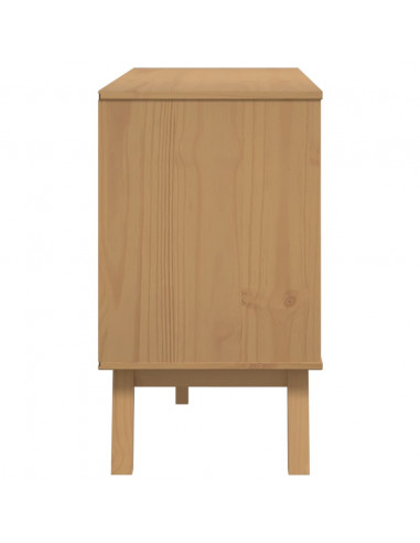 Credenza OLDEN Marrone 114x43x73,5 cm in Legno Massello di Pino