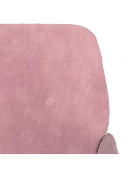Panca Rosa 108x79x79 cm in Velluto