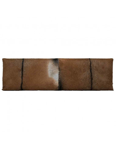 Panca in Vera Pelle e Teak