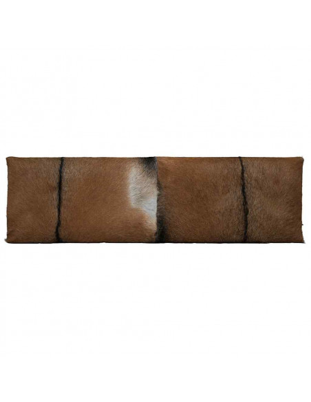 Panca in Vera Pelle e Teak