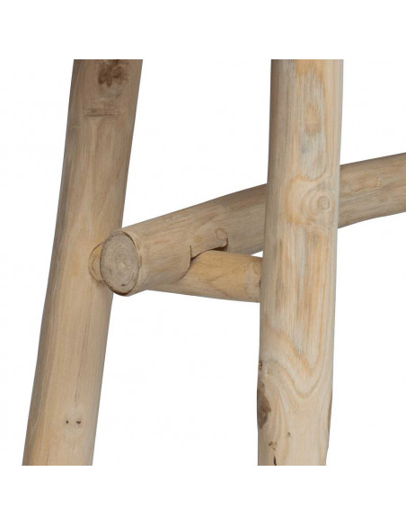 Panca in Vera Pelle e Teak