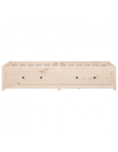 Dormeuse 90x190 cm Single in Legno Massello di Pino