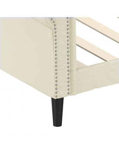 Letto da Giorno Crema 90x200 cm in Similpelle