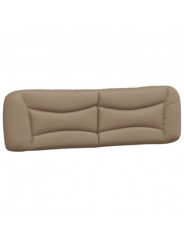 Giroletto con Testiera Cappuccino 180x200 cm in Similpelle