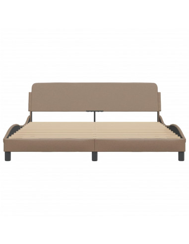 Giroletto con Testiera Cappuccino 180x200 cm in Similpelle