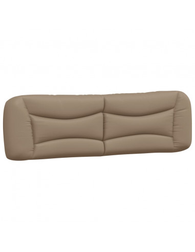 Giroletto con Luci LED Cappuccino 180x200 cm in Similpelle