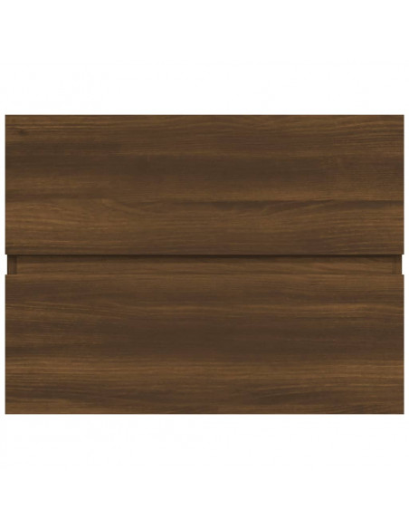Mobile Lavabo Rovere Marrone 60x38,5x45 cm in Legno Multistrato
