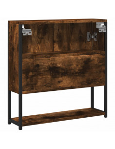 Mobile Bagno Specchio Rovere Fumo 60x16x60 cm Legno Multistrato 2