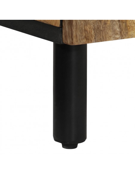 Mobile Lavabo da Bagno 62x33x58cm in Legno Massello di Mango