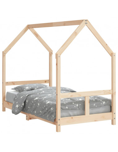 Giroletto per Bambini 80x160 cm in Legno Massello di Pino