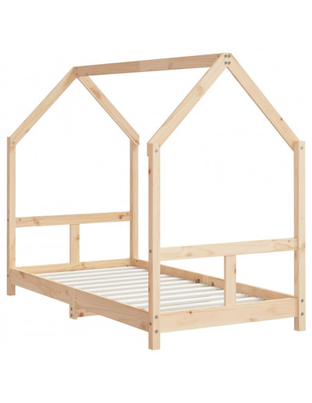 Giroletto per Bambini 80x160 cm in Legno Massello di Pino
