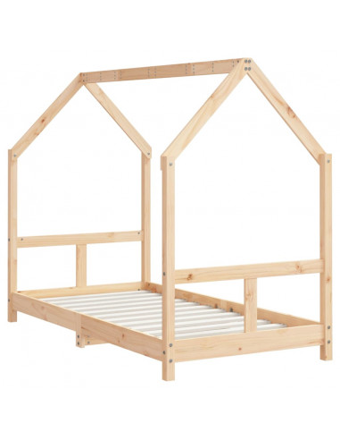 Giroletto per Bambini 80x160 cm in Legno Massello di Pino