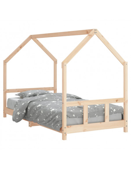 Giroletto per Bambini 90x190 cm in Legno Massello di Pino