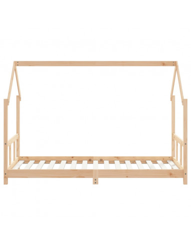 Giroletto per Bambini 90x190 cm in Legno Massello di Pino