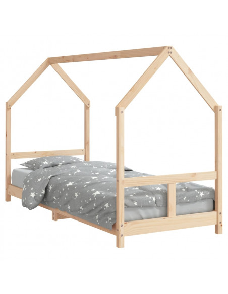 Giroletto per Bambini 80x200 cm in Legno Massello di Pino